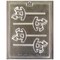 Rocking Horse Pop Chocolate Mold Perfect for Baby Showers and Celebrations